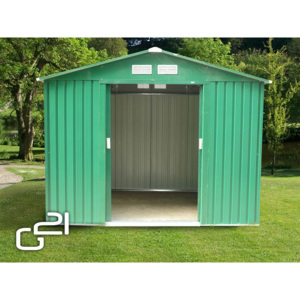 G21 GAH 580 - 251 x 231 cm-es kerti fém ház, zöld