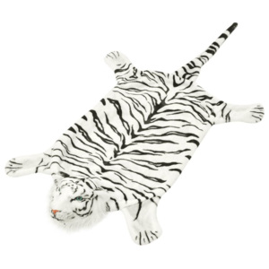 Tigris szőnyeg plüss 144 cm fehér
