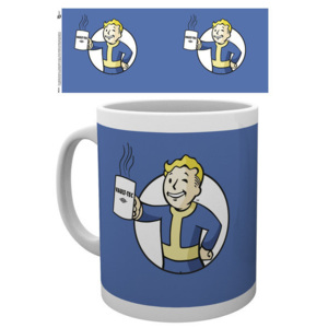 Fallout - Vault Boy Holding Mug bögre