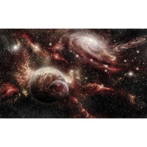 Space Planets Tapéta, Fotótapéta, (312 x 219 cm)