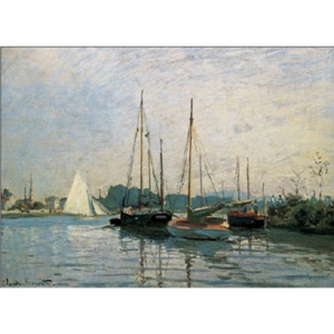Pleasure Boats, Argenteuil, 1872-3 Festmény reprodukció, Claude Monet, (80 x 60 cm)
