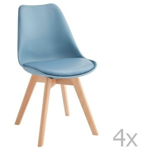 Tom kék szék szett, 4 db-os - Design Twist