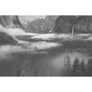 Exkluzív Művész Fotók Fog Floating In Yosemite Valley, Hong Zeng
