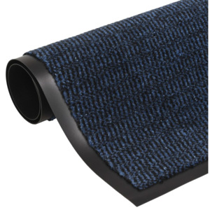 Négyszögletes szennyfogó szőnyeg 40 x 60 cm kék