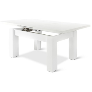 Mazzoni ASTORIA fehér, összecsukható és kihajtható asztal