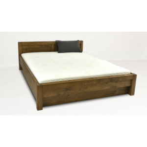 Fa ágy rakodótérrel - 160 x 200 cm / 2. Variáns / Mahagon
