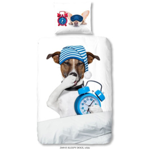 Sleepy Dog tiszta pamut gyermek ágyneműhuzat garnitúra, 140 x 200 cm - Muller Textiels