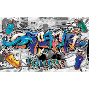 Graffiti Street Art Tapéta, Fotótapéta, (211 x 90 cm)