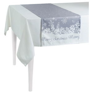 Honey Christmas szürke asztali futó, 40 x 140 cm - Apolena