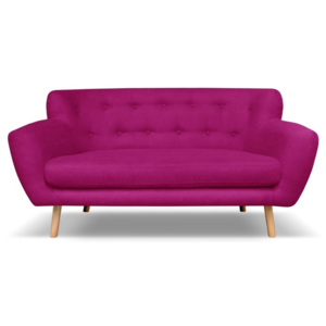 London fuksziaszínű 2 személyes kanapé - Cosmopolitan design