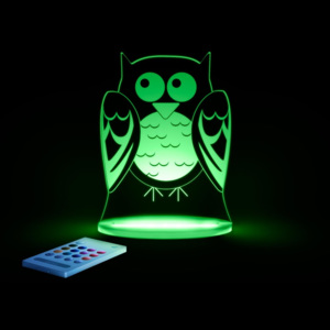 Owl LED éjjeli lámpa gyerekeknek - Aloka
