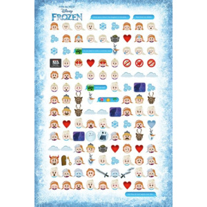 Jégvarázs - Told by Emojis Plakát, (61 x 91,5 cm)