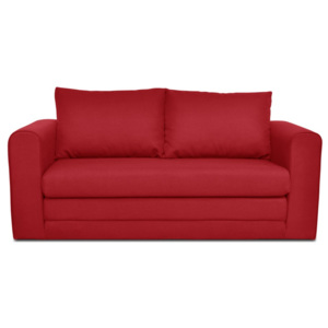 Honolulu piros kinyitható kanapé, 3 személyes - Cosmopolitan design
