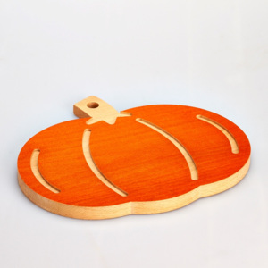 Pumpkin bükkfa vágódeszka, 31,5 x 27,5 cm - Bisetti