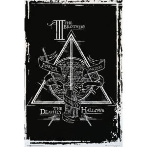 Harry Potter - Deathly Hallows Graphic Plakát, (61 x 91,5 cm)