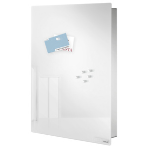 Blomus VELIO kulcstartó szekrény mágneses ajtóval, 40 x 30 cm, fehér