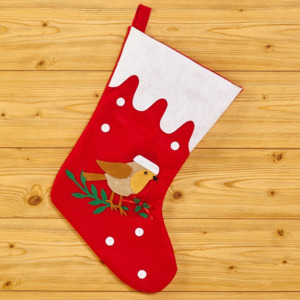 Robin karácsonyi zokni - Neviti