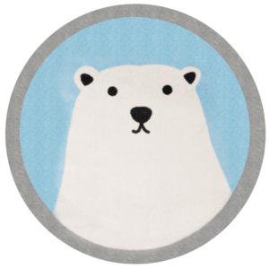 Polar Bear gyerekszőnyeg, ⌀ 100 cm - Zala Living