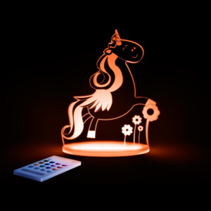 Unicorn LED éjjeli lámpa gyerekeknek - Aloka
