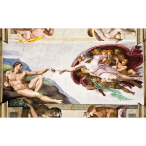 Creation Adam Art Michelangelo Tapéta, Fotótapéta, (208 x 146 cm)