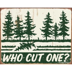 SCHONBERG - Who Cut One? fémplakát, (40 x 31,5 cm)