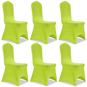 6 db nyújtható szék huzat zöld