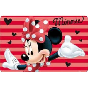 Disney Minnie tányéralátét csíkos 3D