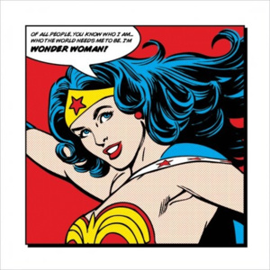 Wonder Woman - Of All People Festmény reprodukció, (40 x 40 cm)