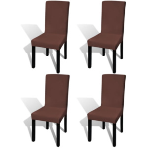 4 db nyujtható szék huzat barna