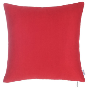 Simple piros párnahuzat, 43 x 43 cm - Apolena