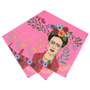 Boho Frida 20 darabos papírszalvéta szett, 25 x 25 cm - Talking Tables