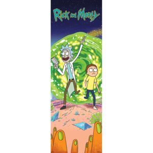 Rick and Morty - Portal Plakát, (53 x 158 cm)