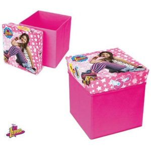 Disney Soy Luna játéktároló doboz és puff 2in1