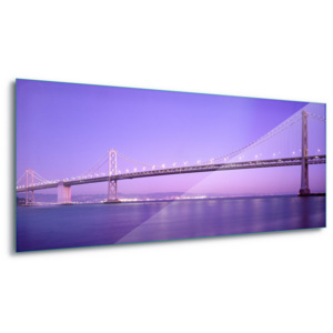 EuroPosters Üvegkép Purple Bridge