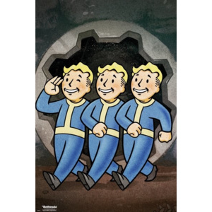 Fallout 76 - Vault Boys Plakát, (61 x 91,5 cm)
