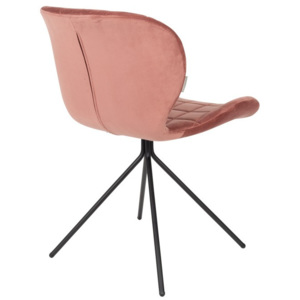OMG Velvet rózsaszín szék szett, 2 db-os - Zuiver