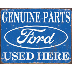 Fémplakát - Ford (genuine parts used here)
