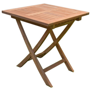 Solo összecsukható kerti asztal, teakfából, hossza 75 cm - ADDU