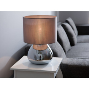 Beliani Elegáns asztali lámpa szürke és ezüst színben RONAVA