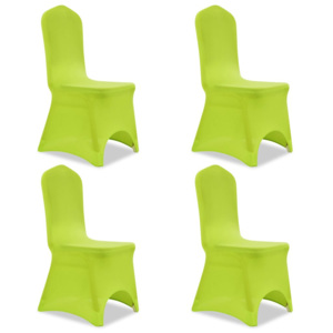 4 db nyújtható szék huzat zöld