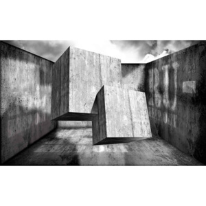 Abstract Modern Concrete Tapéta, Fotótapéta, (416 x 254 cm)