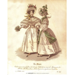 The Dress 4 Festmény reprodukció, Chapeau, (24 x 30 cm)