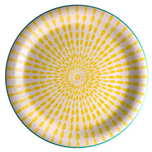 Ginger sárga tányér, ⌀ 27 cm - Brandani