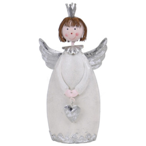 Lola dekorációs angyal, magassága 18 cm - Ego Dekor