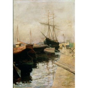 The Port of Odessa, 1900 Festmény reprodukció, Wassily Kandinsky