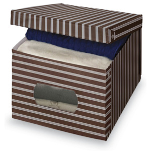 Living barna-szürke tároló doboz, 31 x 50 cm - Domopak