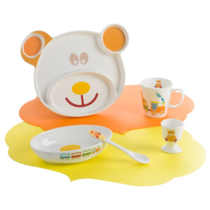 Bear porcelán gyermek étkészlet, 5 részes - Brandani