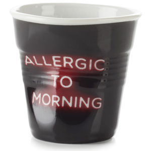 REVOL Froissés "Allergic to morning" espresso pohár, 8 cl, neon