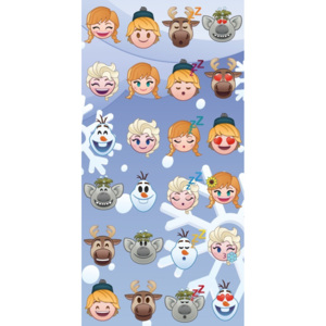 Disney Emoji törölköző, fürdőlepedő 70x140cm