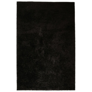 Fekete bolyhos szőnyeg 120 x 170 cm
